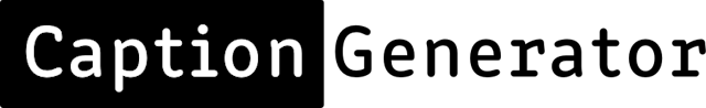 Caption Generator Logo